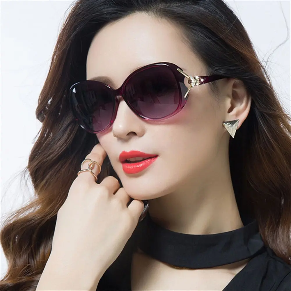 

Sunglasses Ladies Anti-Ultraviolet Jade Crystal Texture Sun Glasses Gradient Black Outdoor Sunglasses Oculos Sol Feminino 2022