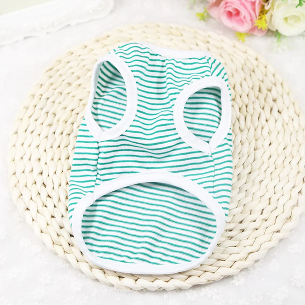 Cute Stripe Cat Vest Shirt Classic Pet Clothes for Cats