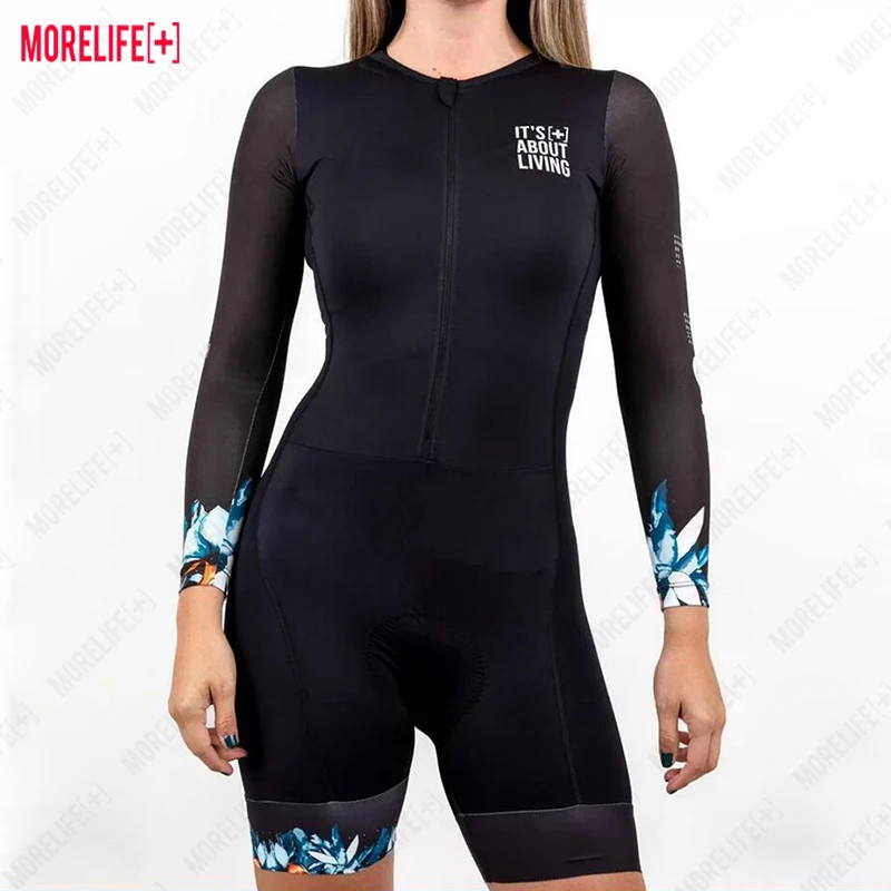 MLC Womens Cycling Wear 긴 소매 도로 사이클링 착용 팀 운동복 2022 여름 통기성 대형 스트레치 바디 수트