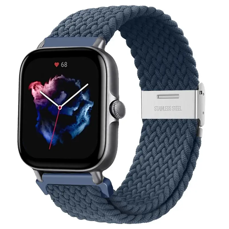Braided Elastic Watch Band - 20mm/22mm Premium Strap