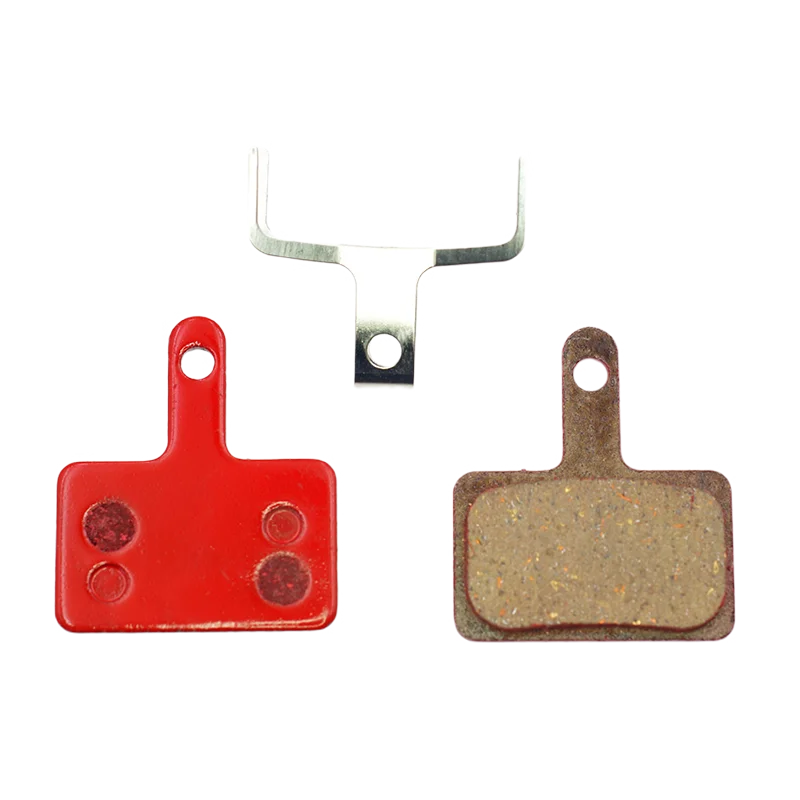 Bicycle Brake Pads For SHIMANO B01S M285 M375 M395 M486 M485 M475 M416 M446 M515 M445 M525 Caliper 4 Pairs Red-Resin
