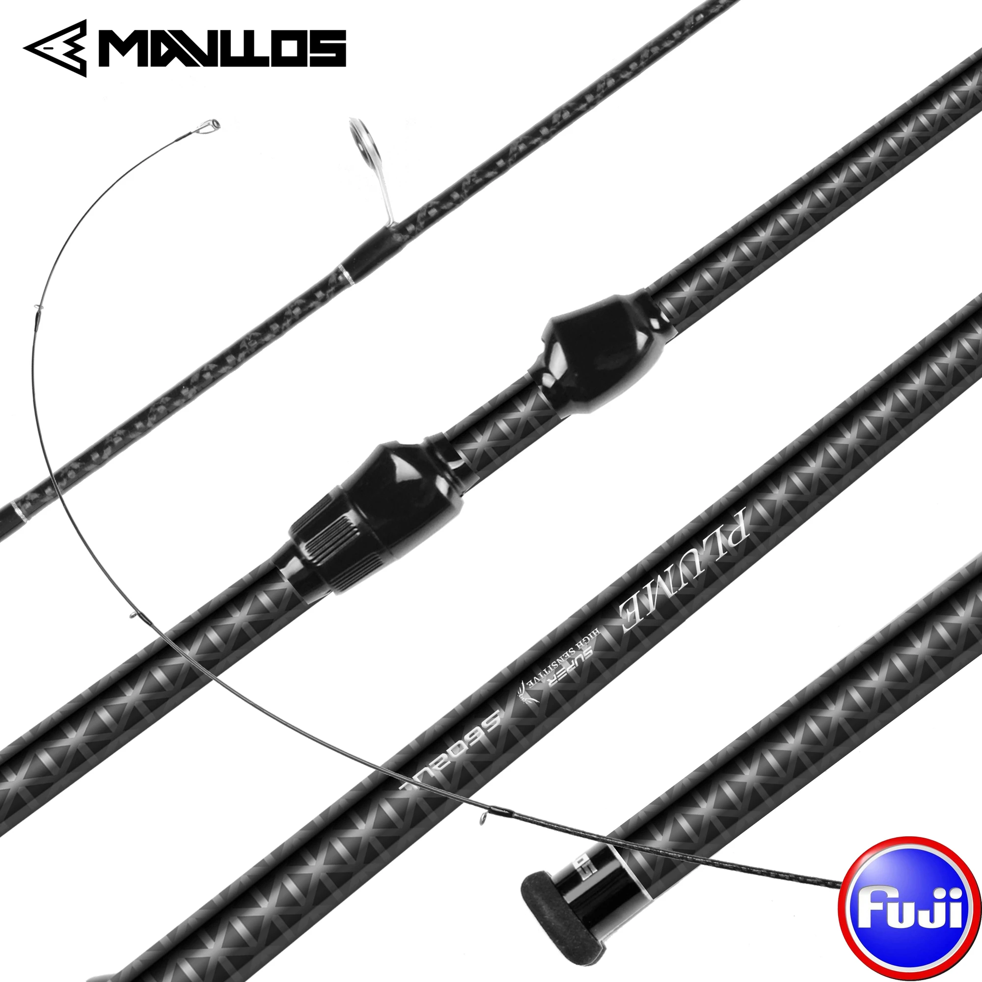 Mavllos Plume 53 5g Ультралегкая UL Удочка FUJI спиннинговые удочки 2 секционные Твердые