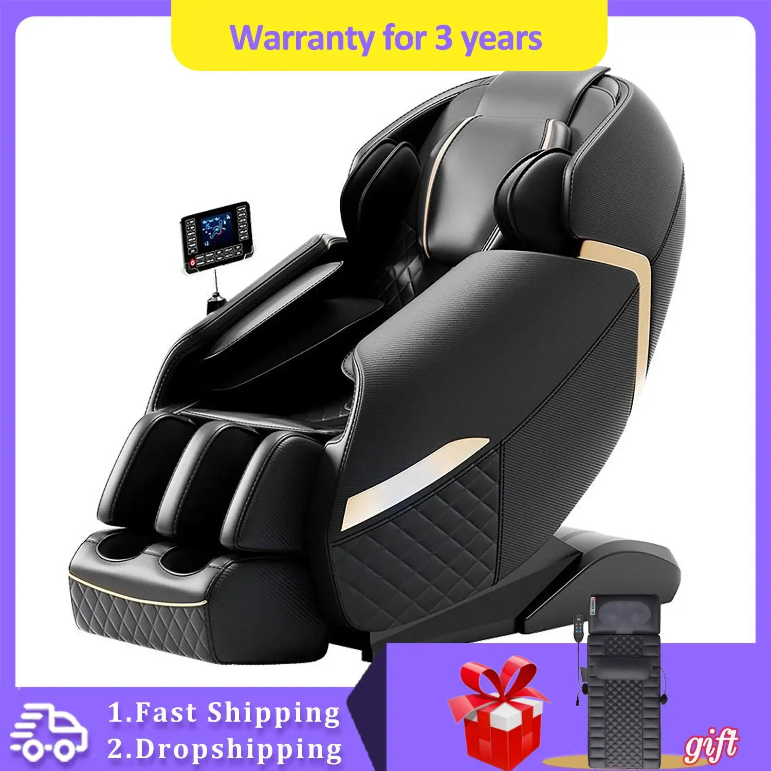 Warranty for 3 years Electric massage chair with zero gravity 4D Home Full Body massage chairs  Heat Massage Sofa Office chair sm 839l newest full body 4d electric luxury massage chair sl track manipulator zero gravity massage chairs sofa