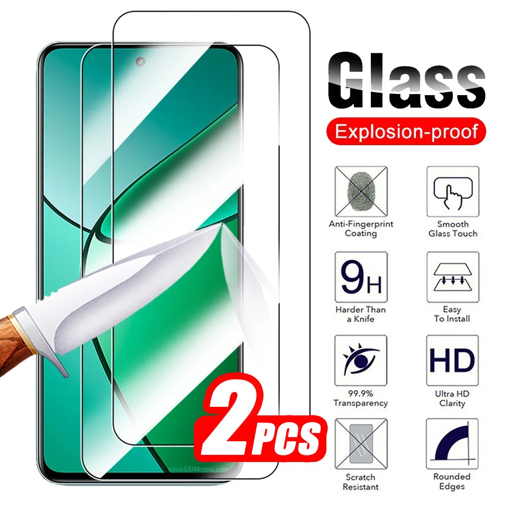 

2 шт. закаленное стекло для Realme 12 + Защитное стекло для Realme 12 + Realmi 12 Plus Realme12 + искусственная защита экрана защитные пленки