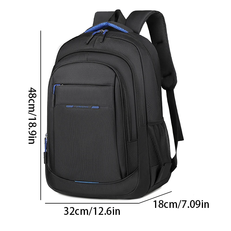 Durable Travel Laptop Backpack - Waterproof, Padded Laptop Compartment, Multiple Pockets, Essential for Business and College Stu