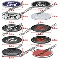 Badge central de volant de voiture, autocollant, accessoires d'intérieur pour Ford F150 Focus Ranger Fiesta Transit Mustang Mondeo 2