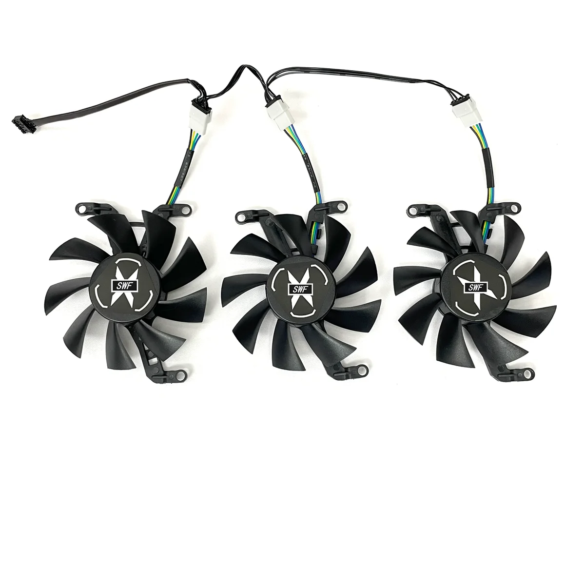 XFX 스피더 MERC QICK 308 Radeon RX 6600XT 6500XT 용 냉각 선풍기, 블랙 울트라 게이밍 그래픽 카드 쿨러 선풍기, 75mm, 신제품