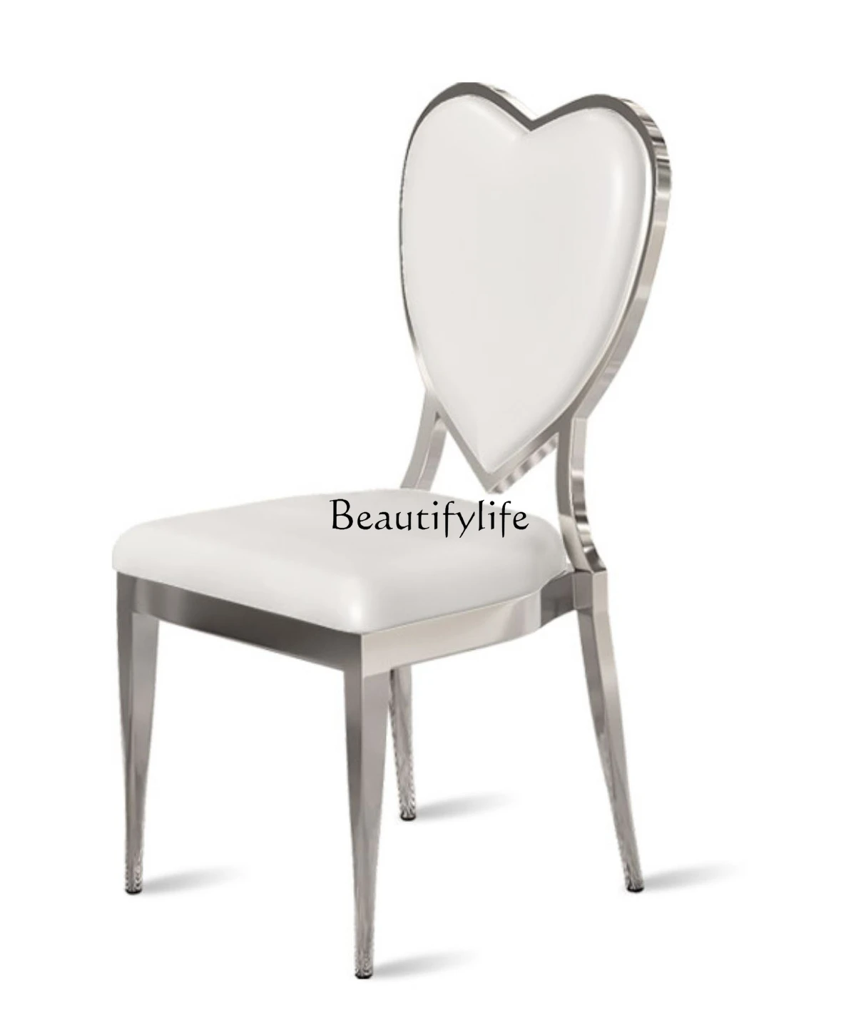 

Light Luxury Iron Golden Oval Dressing Chair