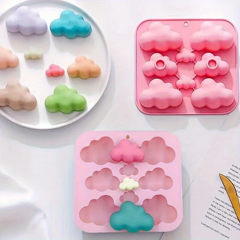 1pc Crystal Epoxy Mold, The Cloud-shaped Mold for Candles Can Be Used To Make Molds for Candles and Soap Supplies