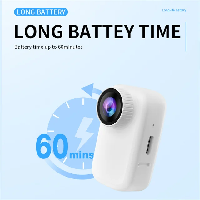 New 4K Wifi Thumb Camera Action Camera Recorder Anti-Shake Touch Screen Sport Camera for Motorcycle Riding Car Video DV Shooting 3