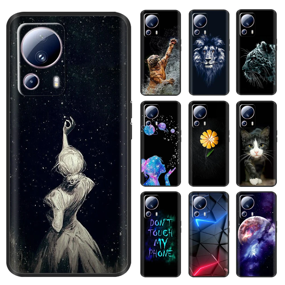Per Xiaomi 13 Lite Custodia Fashion Printed Silicone Soft Cover Slim Funda Per Xiaomi 13 Lite Coque Case Per Xiaomi Mi 13 Lite 6.55"