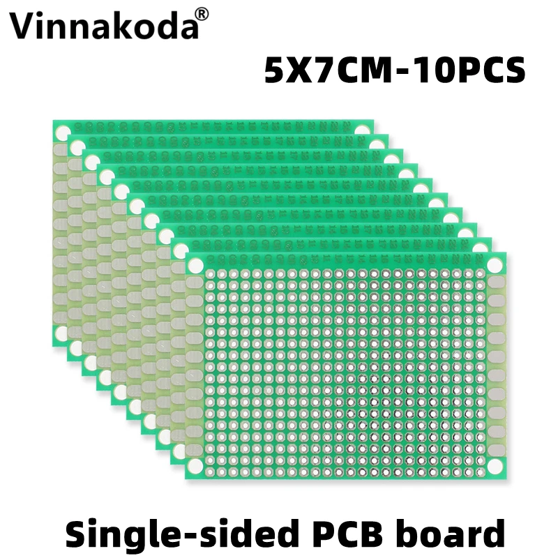 10PCS/Lot 5x7 Cm Universal Circuit Board Single Side PCB Prototyping Boards 5*7cm Printed Circuit Boards for Arduino Experiment 10pcs 8x12 7x9 6x8 5x7 4x6 3x7 2x8 9x15 cm double side prototype diy universal printed circuit pcb board protoboard for arduino