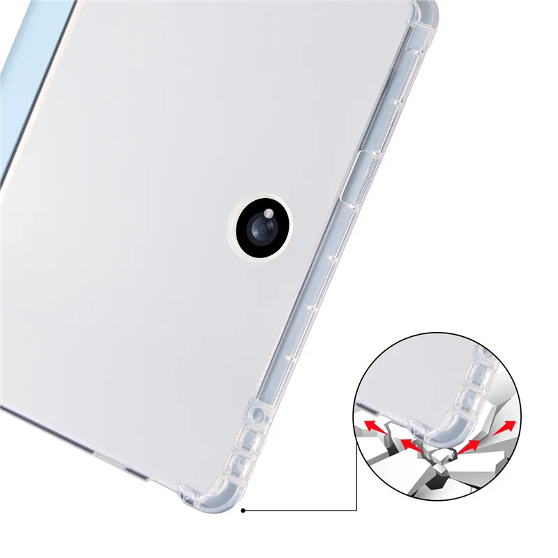 Tablet Coque For OPPO Pad 2 Case 11.61 inch PU Leather Tri Fold Caqa For One Plus Pad 11.61 Cover With Pencil Holder Shell + Pen_voghion.com