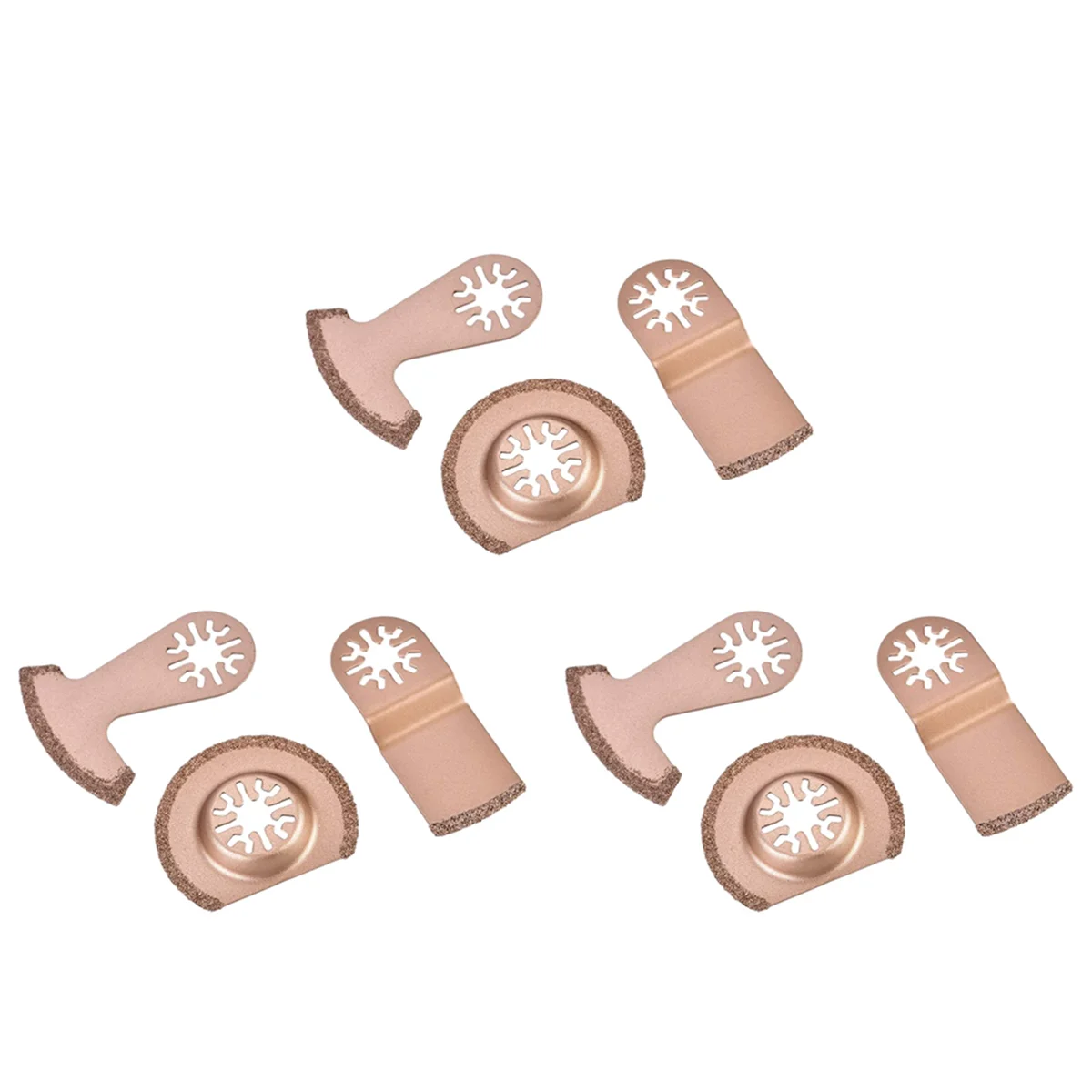 

Oscillating Saw Blades - 9Pcs Multi Function Tile Saw Blades Set for Ceremic Porcelain Tile Cutting, Carbide