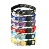 Gold Stars and Moon Cat Collar with Reflective Safety Buckle and Bell