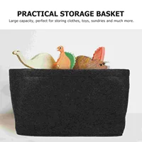 Large Capacity Felt Basket Fabric Storage Bins Toy Book Holder Multifunctional Container Home ganization Baskets 2