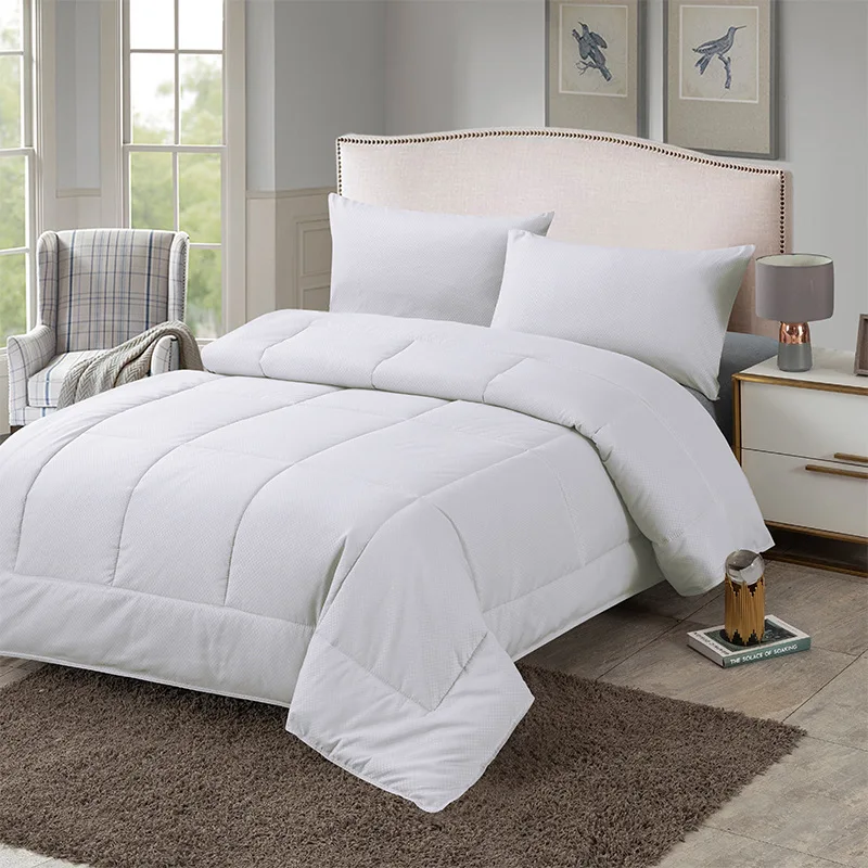 

Simple Solid Color Duvets Home Textile Soft Comfortable Bedding Double Bed Bedroom Quilt Cover Comforter