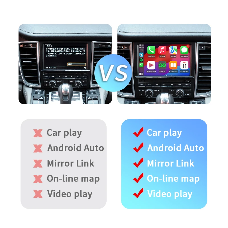 Wireless Car Play Box NWE for Porsche PCM 3.1 Cayenne Macan Pana mera 911 etc for carplay on Porsche