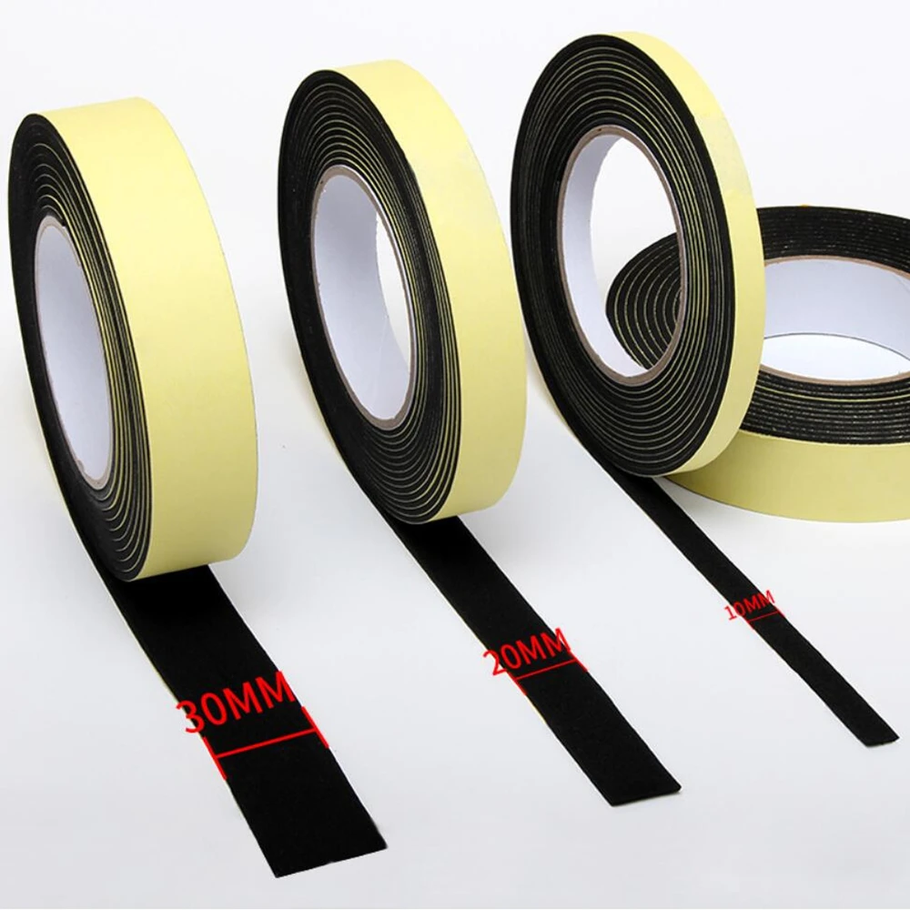 Eva Sponge Singlesided Tape Shockproof Foam Sealant Strip 1030mm Car