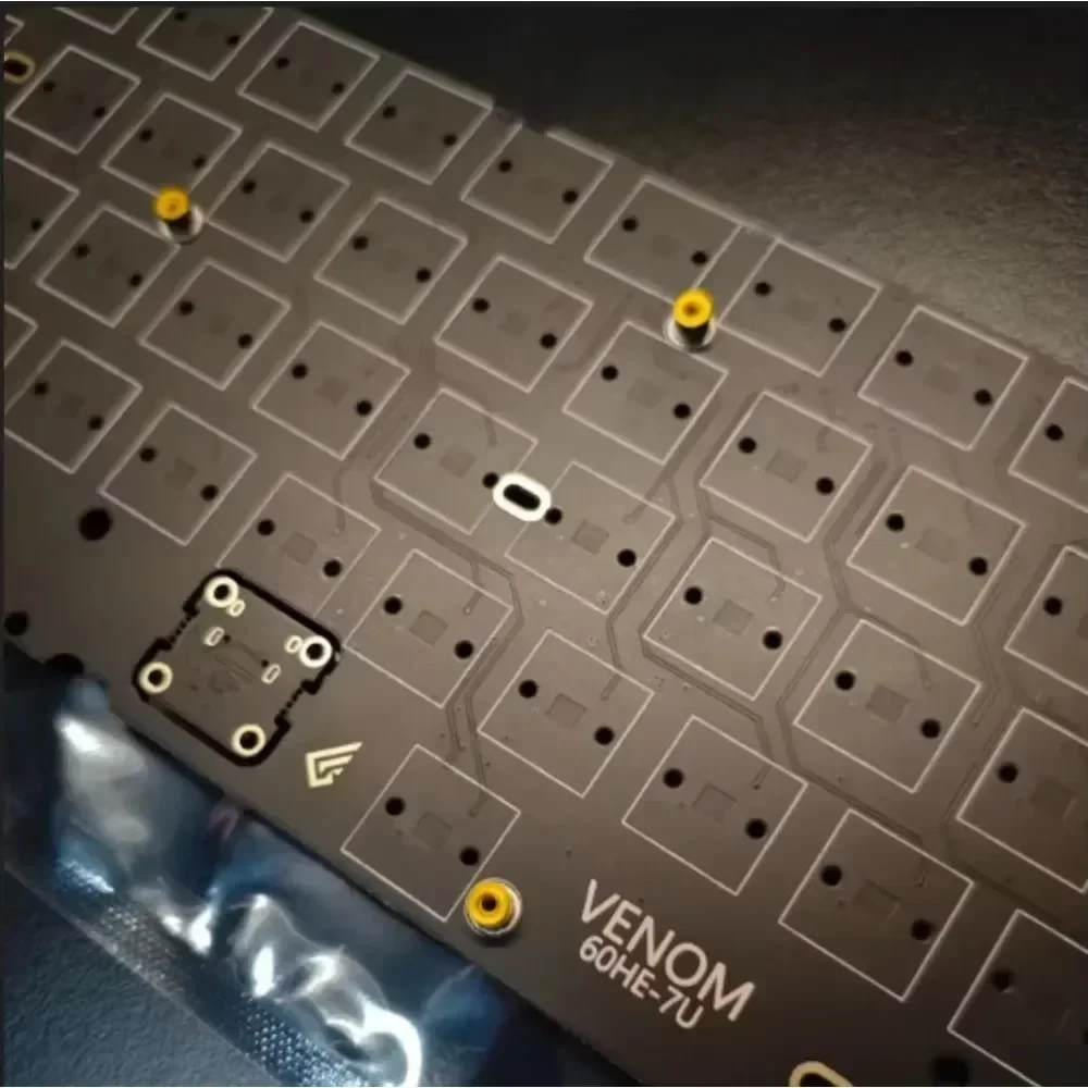 Geonworks-磁気キーボードPCBボード,毒60 he,遅延0.16ms,カスタム韓国
