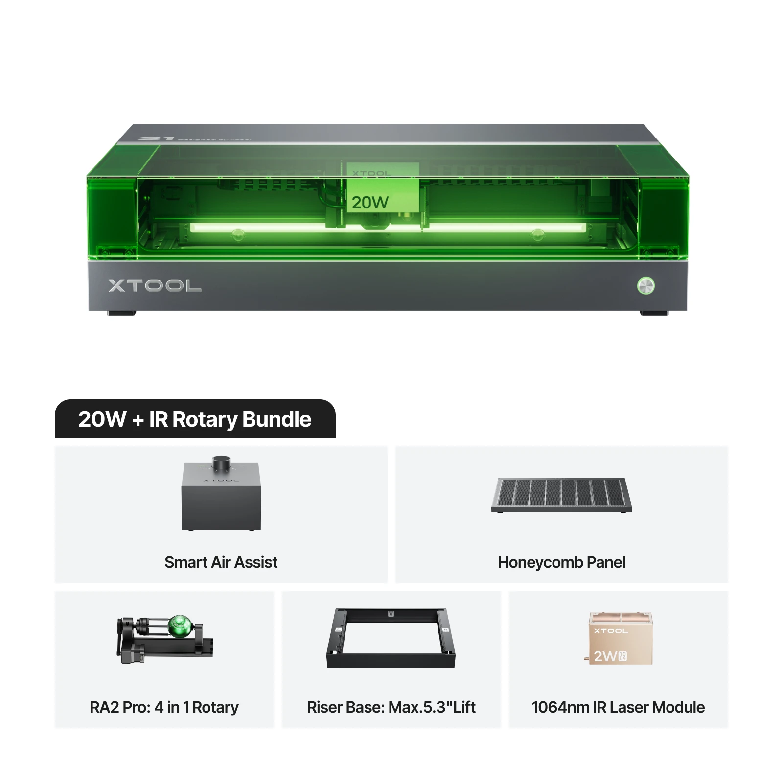 xTool S1 20W レーザー彫刻機 Amazon.com: xTool S1 20W Laser Cutter and Laser Engraver for