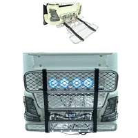 Front Bumper Angel Eye Light Collision Barrier Cattle Fence Lamp for Tamiya 1/14 RC Truck Volvo 56360 56362 56375 Tractor Parts 1