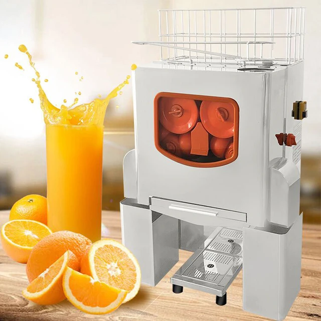 VEVOR Exprimidor de Naranjas 120 W Auto Alimentación 22-30 naranjas/min  Acero