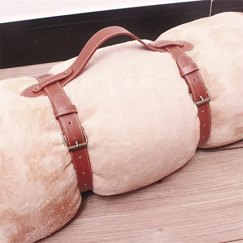Portable Quilt Luggage Storage Blanket Carry Strap Yoga Mat For Outdoor Camping Picnics Motorcycle Bedroll Strap 5