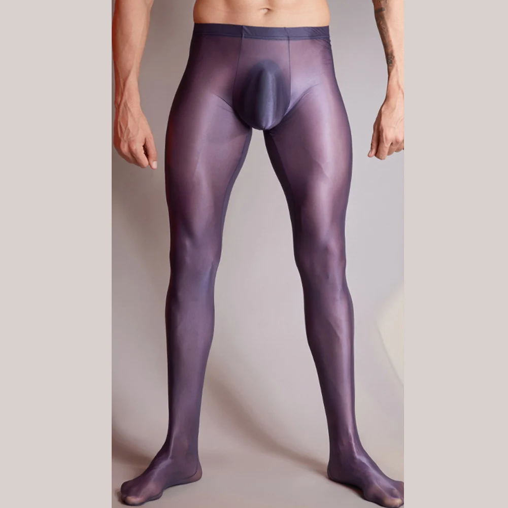 Mens Silk Stockings COCKring Shaping Pantyhose Ultra Thin Shiny Leggings See Through Underwear Long Pants Skinny Trousers men stockings,mens pantyhose,men lingerie