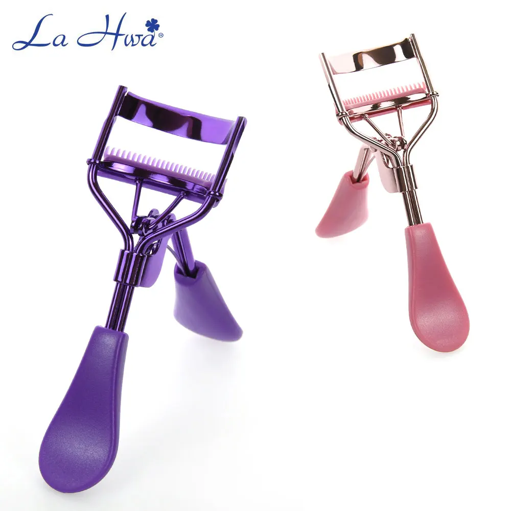 

Professional Eyelash Curler with Comb Long Lasting Eyelashes Curling Tweezers Cosmetic Clip Makeup Tool Beauty Accessories