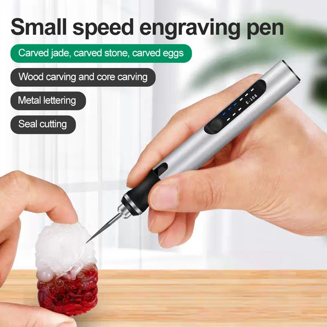 Electric Micro Engraver Pen Mini DIY Engraving Tool Kit For Metal