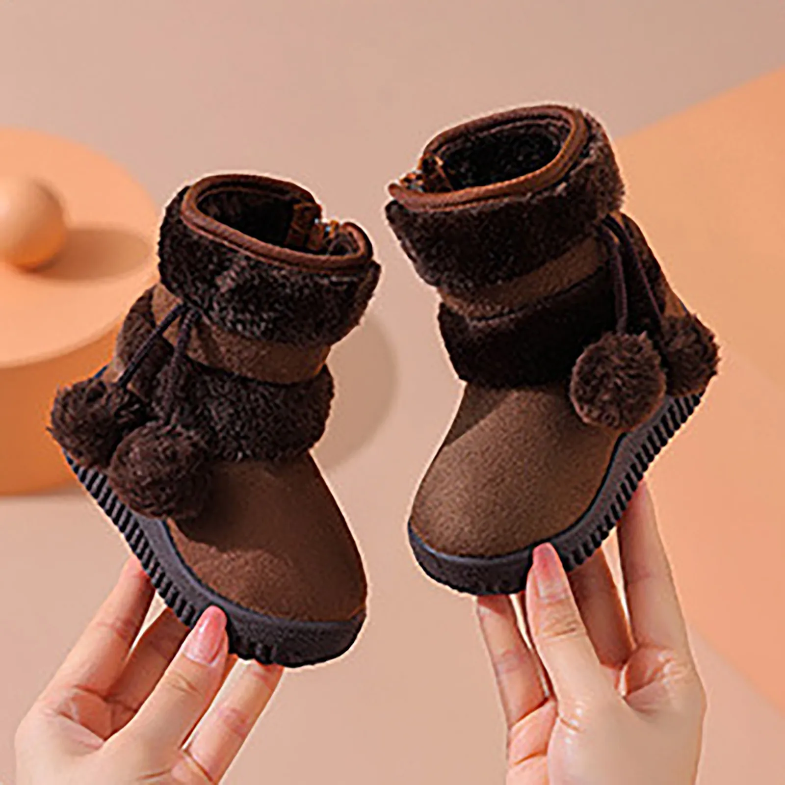 Girls Winter Snow Boots Stylish Warm Footwear