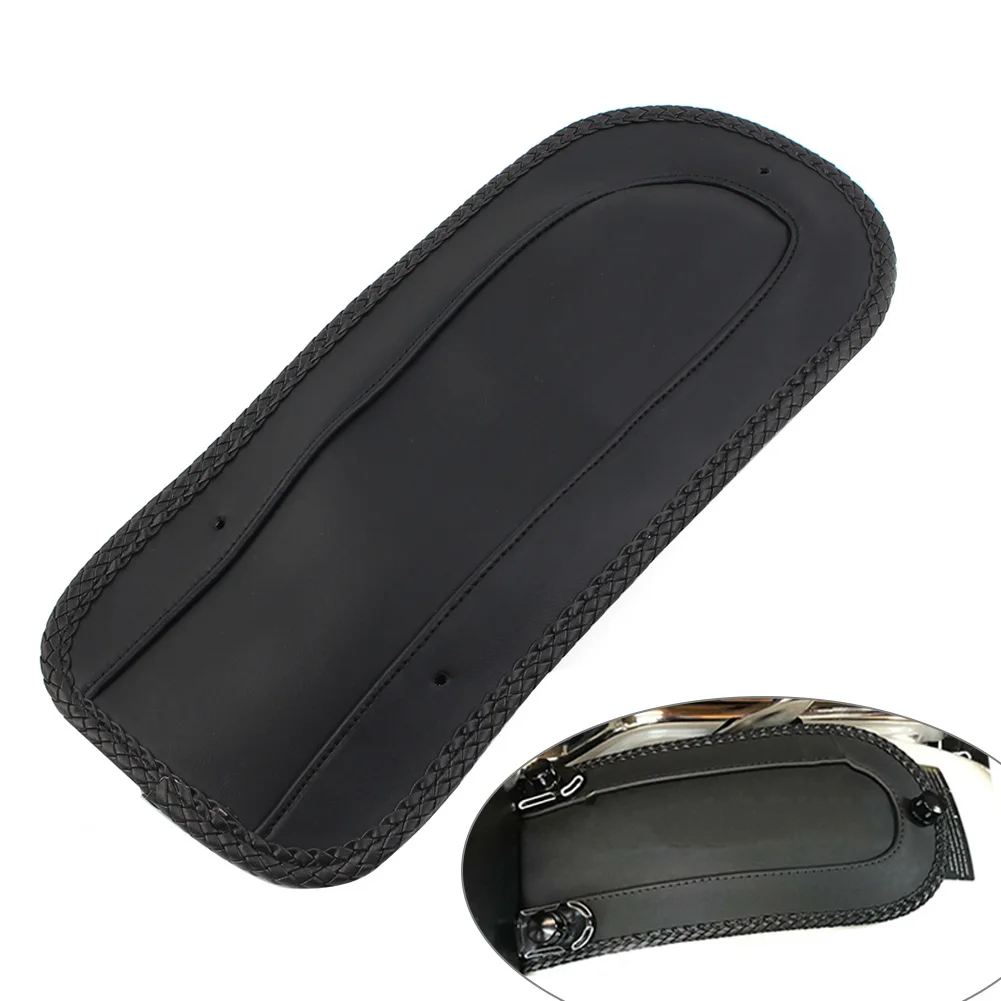 

Motorbike Rear Fender Bib PU Leather Solo Seat for Harley Davidson Street Road Glide King FLHT 1997-2021