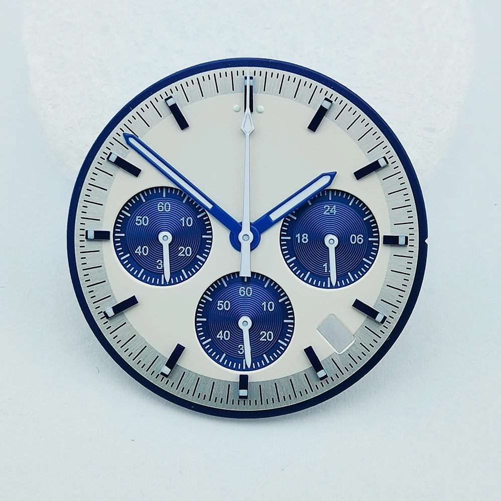 32.5MM vk63 Dial Luminous Watch Dial for VK63 Movement Watch Accessories For vk63 watch Parts Maintenance Tools watch dial accessories,watch face accessories