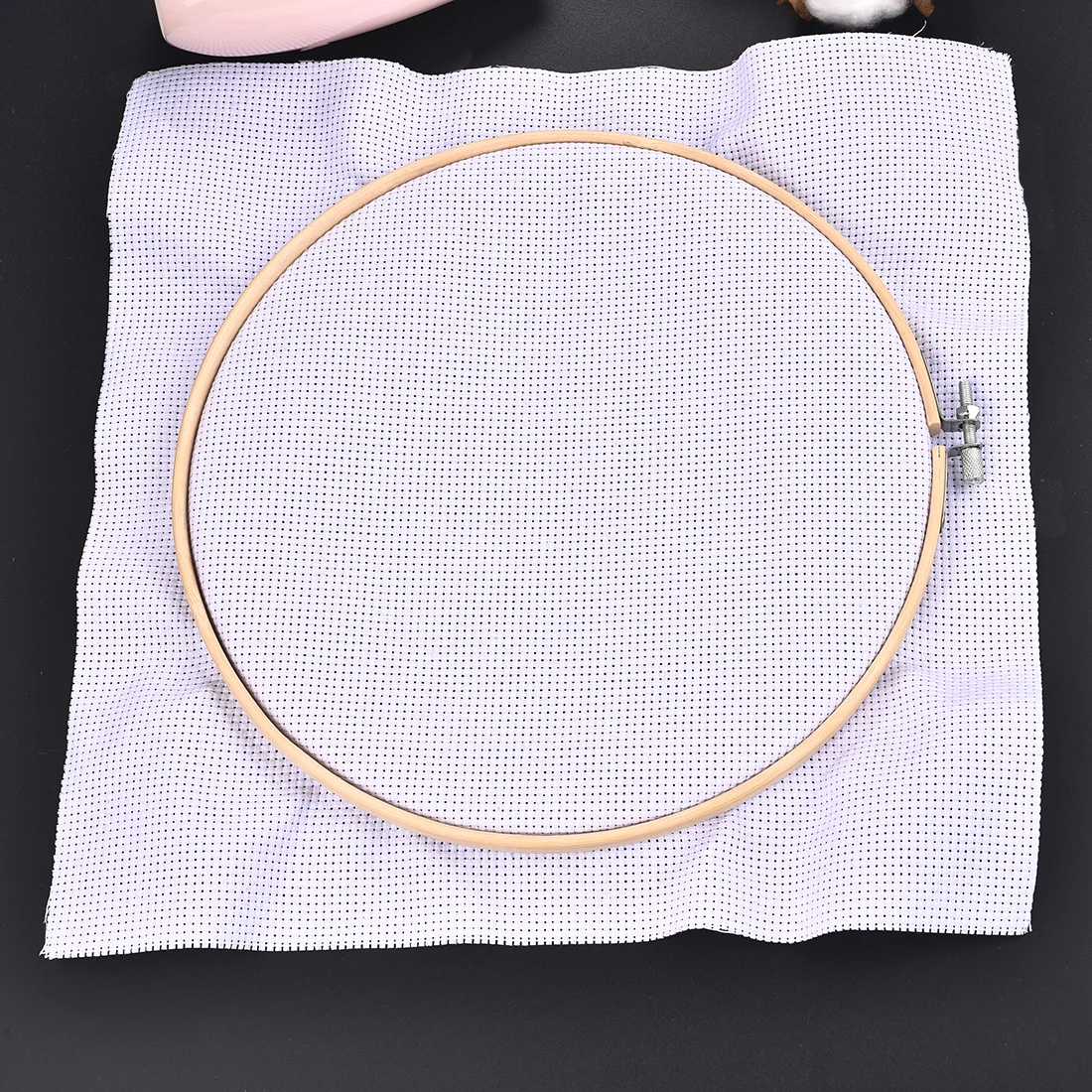 10/20 PCS 8 Inch Embroidery Hoops Frame Set Bamboo Wooden Embroidery Hoop  Rings Household Sewing Tools