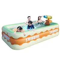 Thickened PVC Inflatable Swimming Pool Swimming Pool Wear-Resistant Aboves Ground Pool Bathtub Kids Pool Inflatable Pool 2