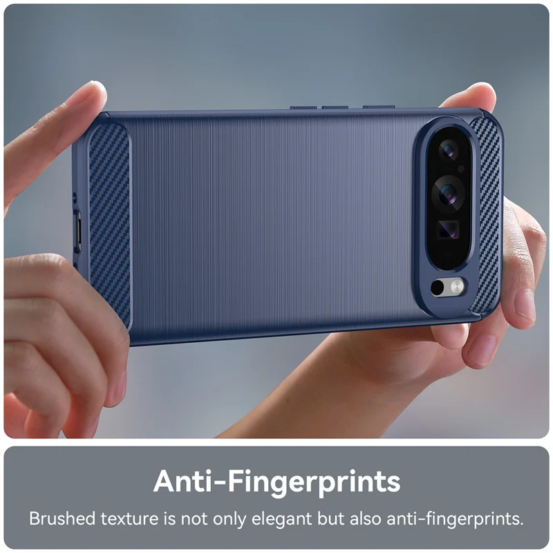 Premium Carbon Fiber Shockproof Silicone Case - Luxury Protective Back Cover