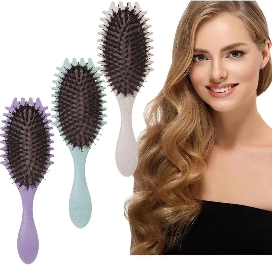 

Women Hair Comb Anti Static Scalp Airbag Massage Bristle Hairbrush Wet Curly Detangle Hair Brush For Hairdressing Styling Tools