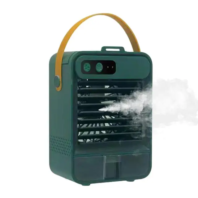 Hordozható Léghűtő 3-Sebességes Usb-Töltés Párologtató Hűtő Légzennyejáró Szépségtükör Csendes Asztal