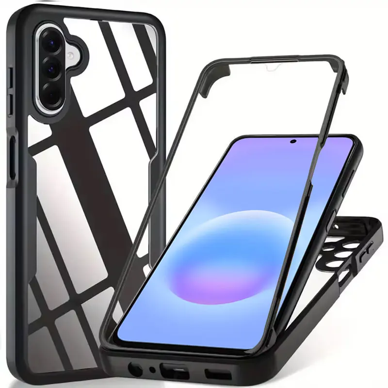 360° Full Protection Shockproof Transparent TPU Case