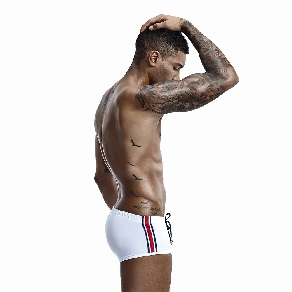 Men Swim Trunks SEOBEAN MENS SWIM TRUNKS LOW RISE BOXERSWIMWEAR
