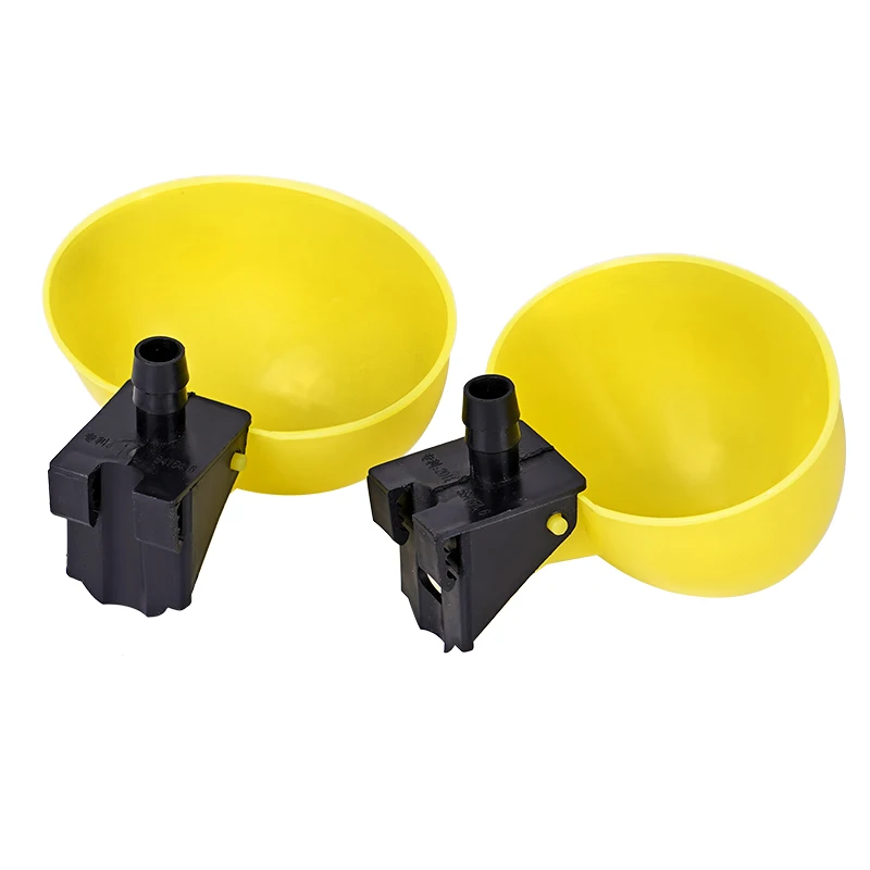 5/10/20Pcs Automatic Poultry Bird Chicken Water Drinker Bowl Poultry Chicken Drinking Bowl 9.5mm Diameter Poultry Waterer 2