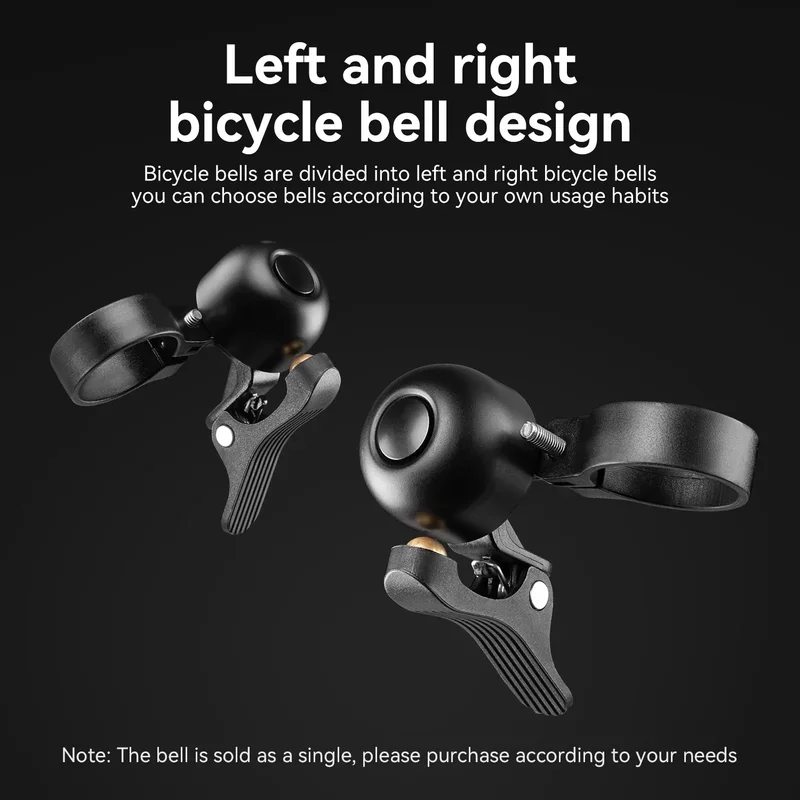 Compact Copper Alloy Bicycle Bell for Road Bikes - RockBros Safety Warning Alarm Horn