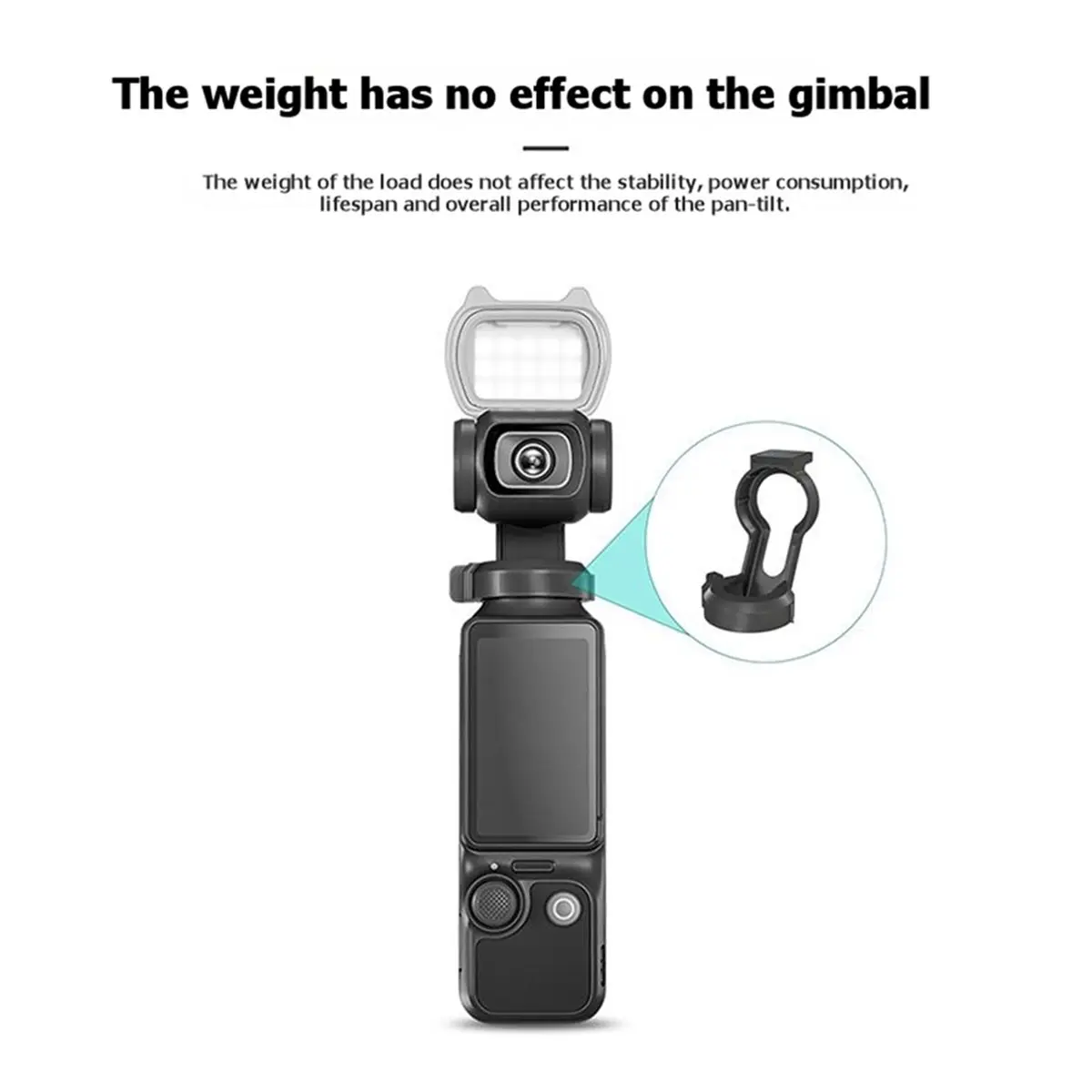 DJI 오즈모 포켓 3용 T28C 필 라이트 화이트 웜 소프트 트리플 모드 고정 클립 마그네틱 필 라이트 스포츠 카메라 액세서리