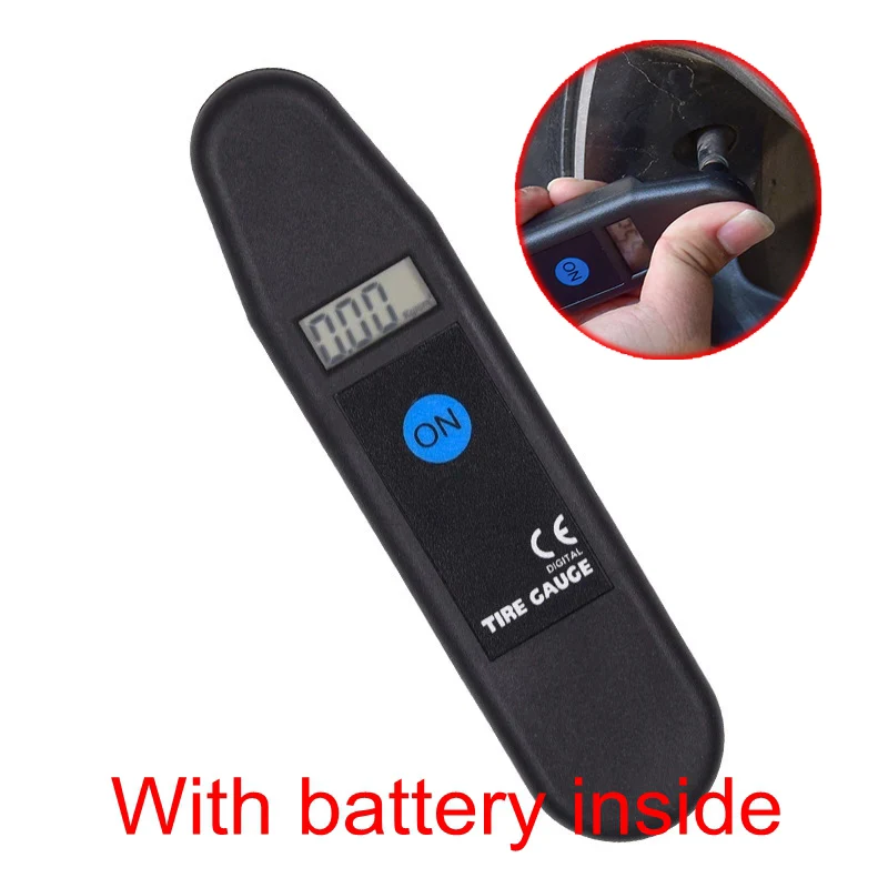 Digital Car Tire Tyre Air Pressure Gauge Meter LCD Display Manometer Barometers Tester PSI KPA BAR KG CM2 For Car Truck Bike 3