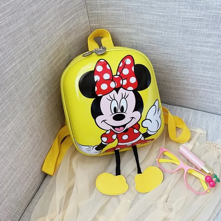 Kindergarten Baby Disney Schoolbag Fashion Kids Backpack Cute Cartoon Mickey Small School Bag Boys And Girls Hardshell Bags 5