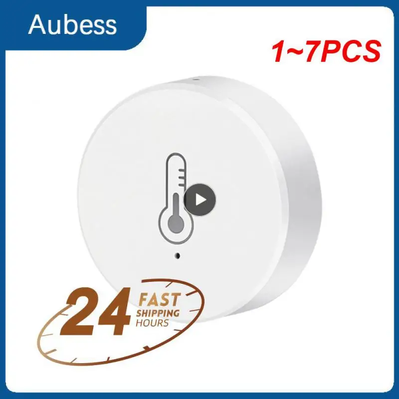 

1~7PCS Tuya Smart Temperature Humidity Sensor Indoor Hygrometer Controller Monitoring Detector for Alexa Home