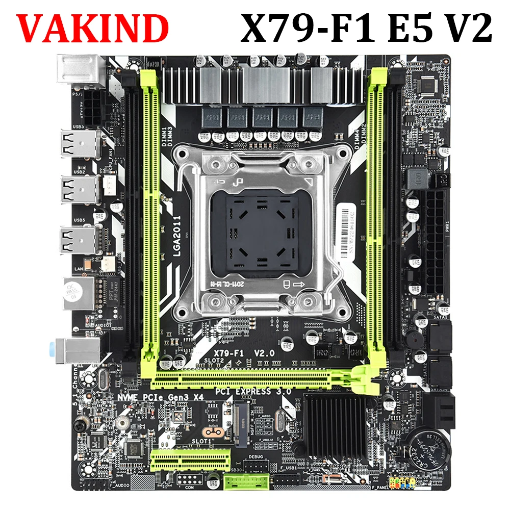 X79 Motherboard LGA 2011 Desktop Motherboards Support USB2.0 SATA2.0