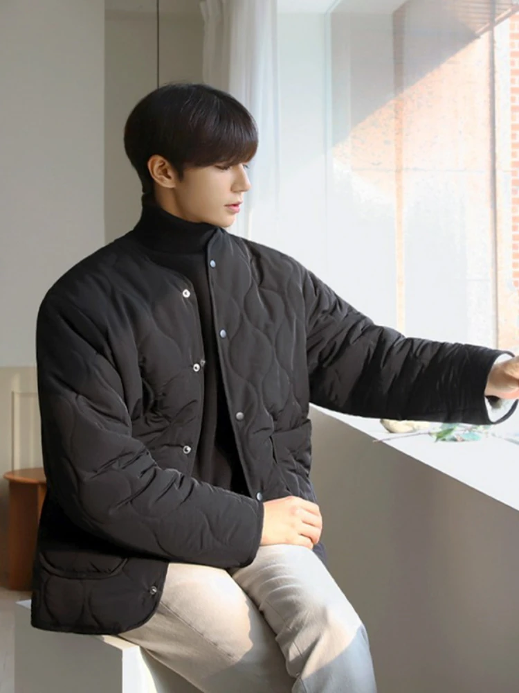 Korean Version Short Cotton-padded Clothes Men's New Winter Thick Cotton-padded Clothes Trend Loose Coat
