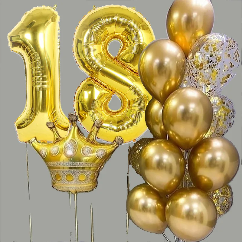 

Шары декоративные из фольги в виде цифр для детей 12 13 14 18 лет, 20 шт./лот